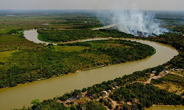 Lançamento da Operação Pantanal 2 para combate ao incêndio na região